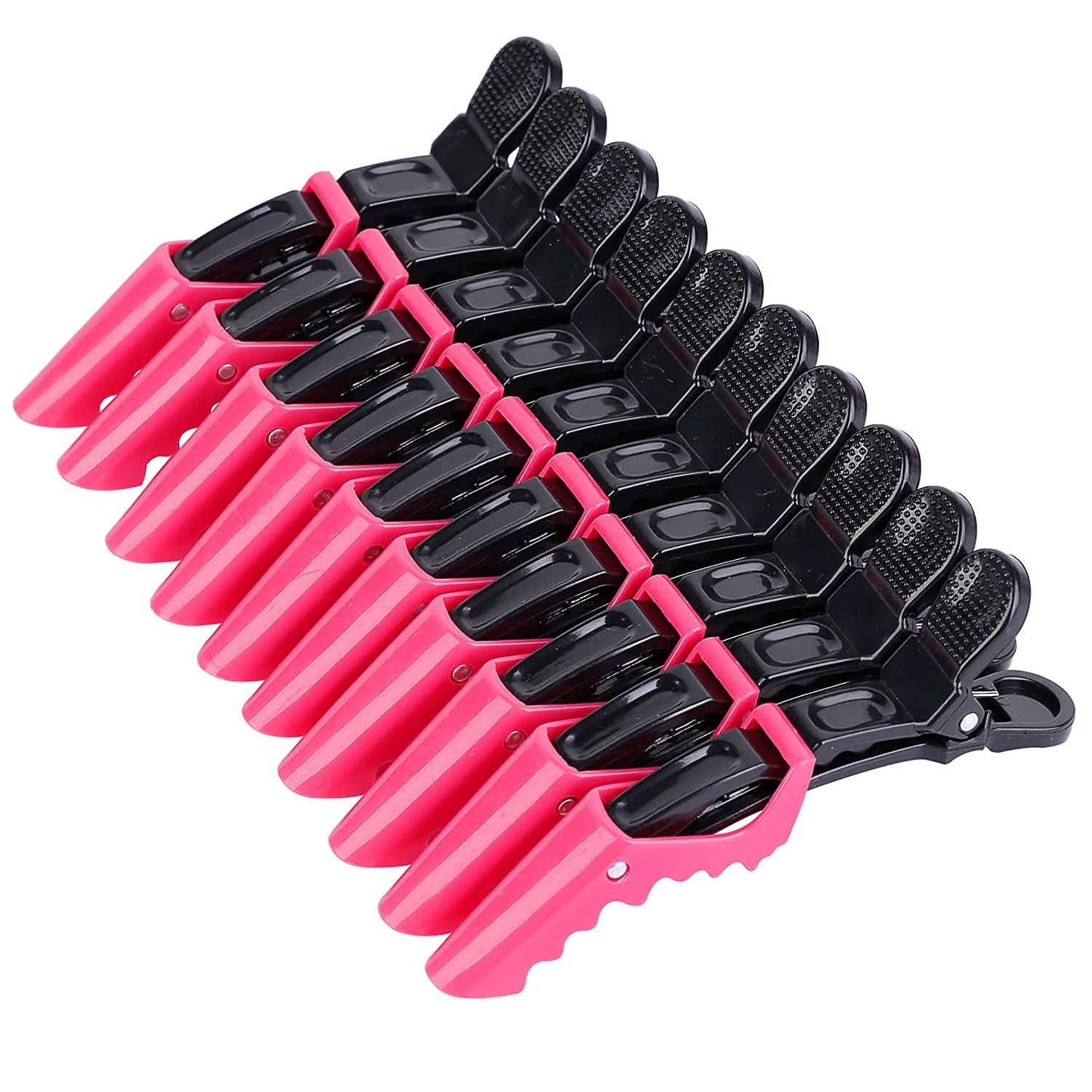 10er-Pack: Krokodilklemmen für Haare