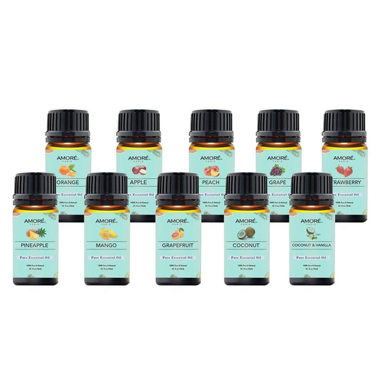 10er-Pack: Fruchtige Premium Aromatherapie-Diffusoröle für die Kerzen- und Seifenherstellung