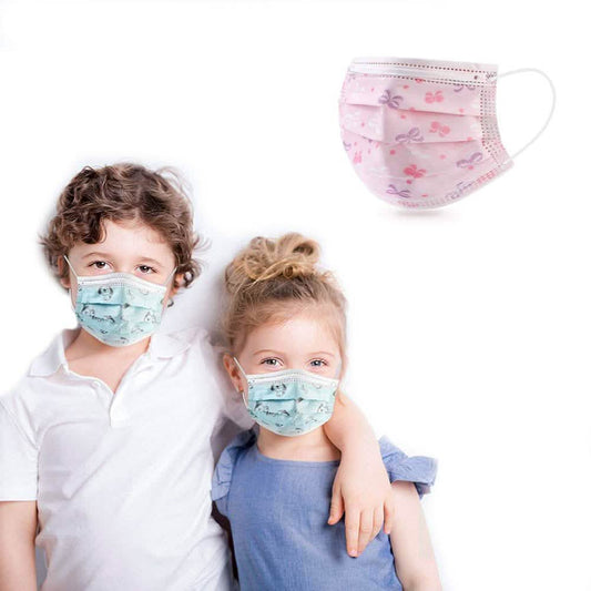 10er-Pack: Einweg-Gesichtsmasken für Kinder