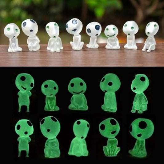 10er-Pack: Prinzessin Mononoke Leuchtende Studio Ghibli Harz-Actionfiguren