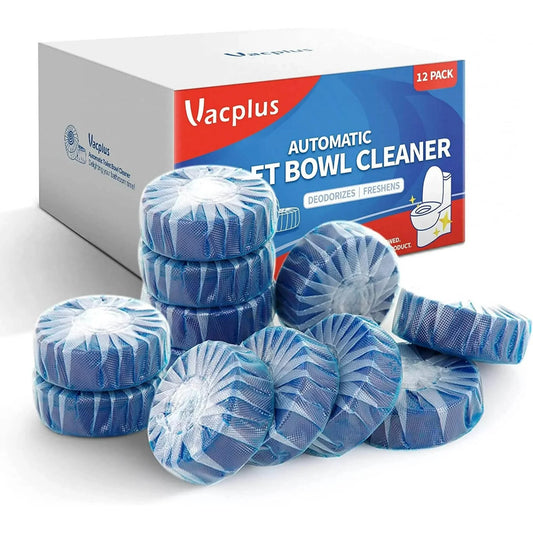 10er-Pack: Vacplus Automatische Toilettenreiniger-Tabs, Toilettenspülkasten-Reiniger