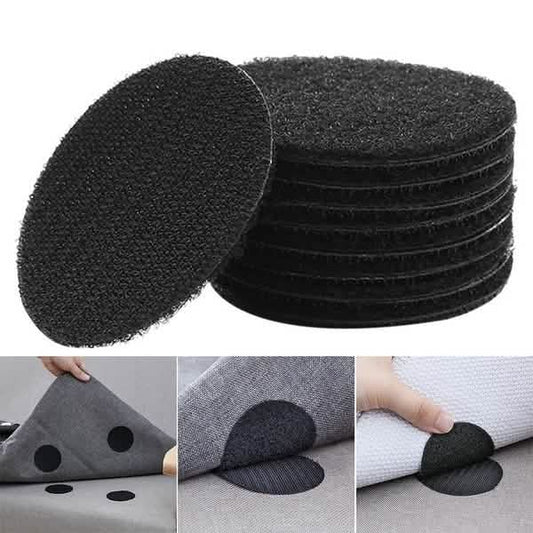 10 Paar: Teppichstopper Teppich Anti-Rutsch-Pads Klettband