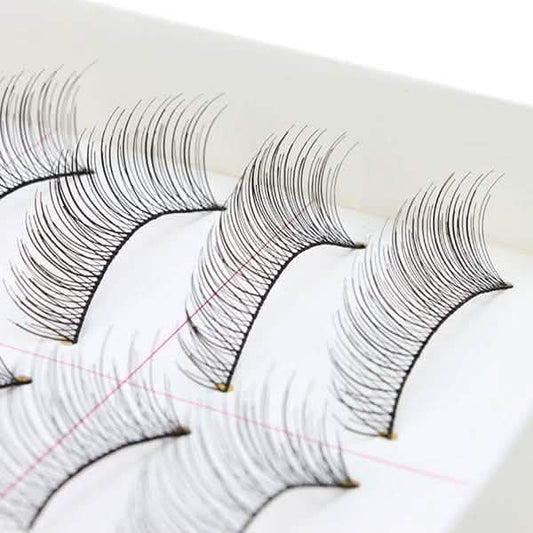 10 Paar: Künstliche Wimpern, handgemacht, natürlich, modisch, lang