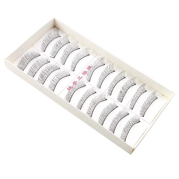 10 Paar: Künstliche Wimpern, handgemacht, natürlich, modisch, lang