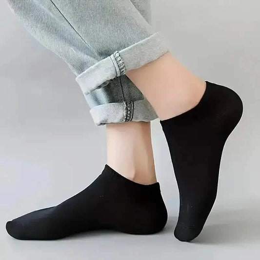 10 Paar: Herren Socken mit schlichter Strick-Fütterung