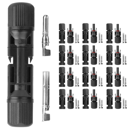 10 Paar: Solarpanel-Stecker
