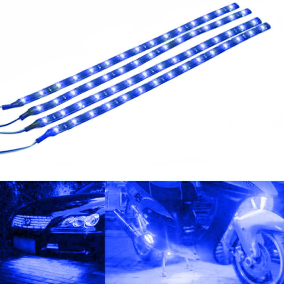 10er-Pack: 30,5 cm 15SMD wasserdichter 12V flexibler LED-Streifen für Autos