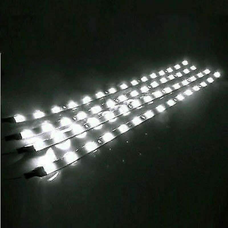 10er-Pack: 30,5 cm 15SMD wasserdichter 12V flexibler LED-Streifen für Autos