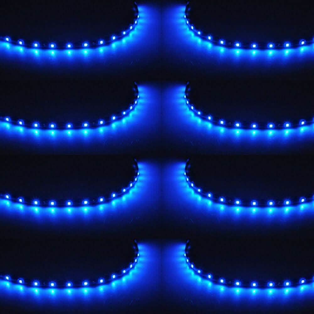 10er-Pack: 30,5 cm 15SMD wasserdichter 12V flexibler LED-Streifen für Autos