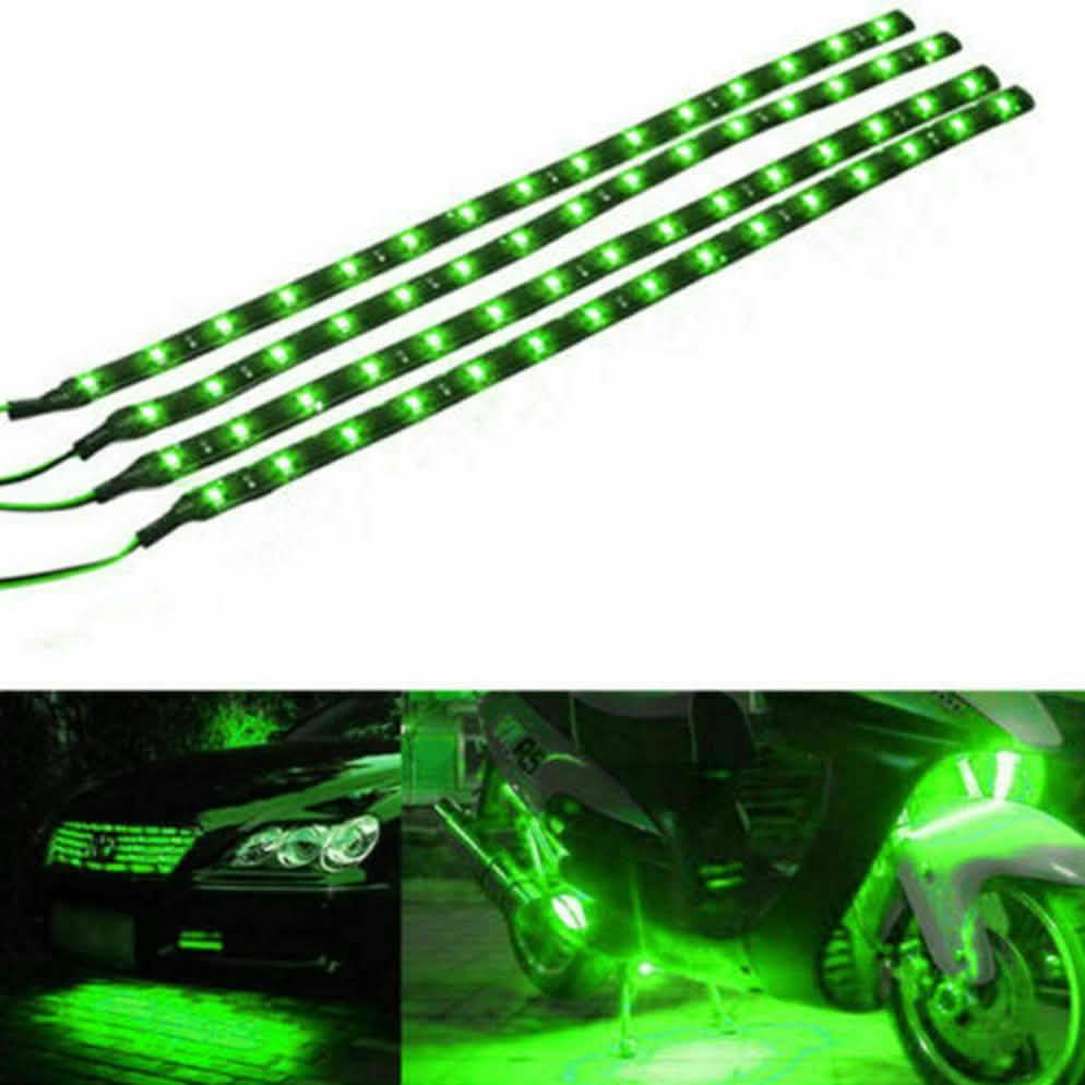 10er-Pack: 30,5 cm 15SMD wasserdichter 12V flexibler LED-Streifen für Autos