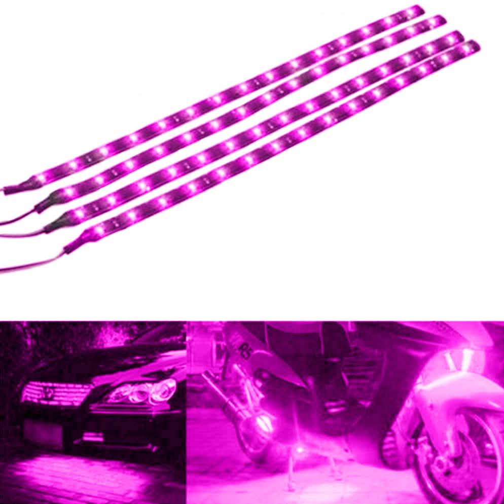 10er-Pack: 30,5 cm 15SMD wasserdichter 12V flexibler LED-Streifen für Autos