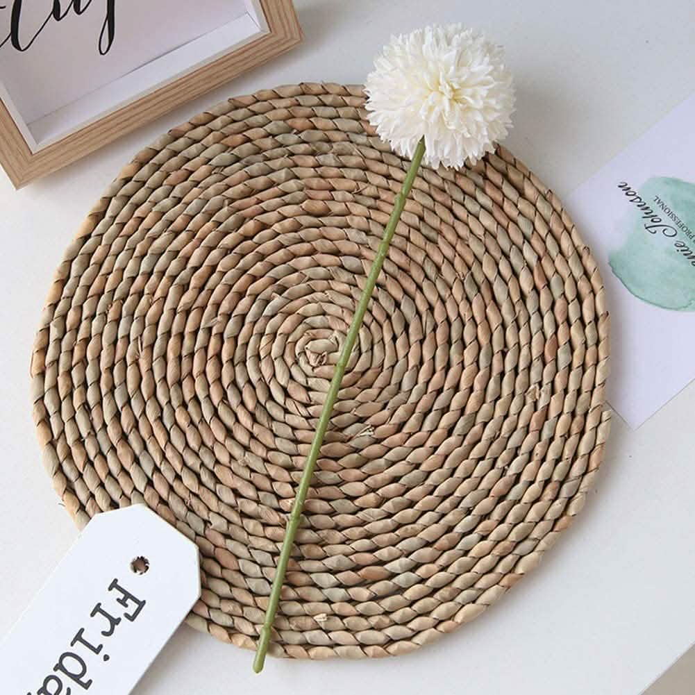 10-teilig: Künstliche Blumen Chrysanthemen-Ballblüten Blumenstrauß