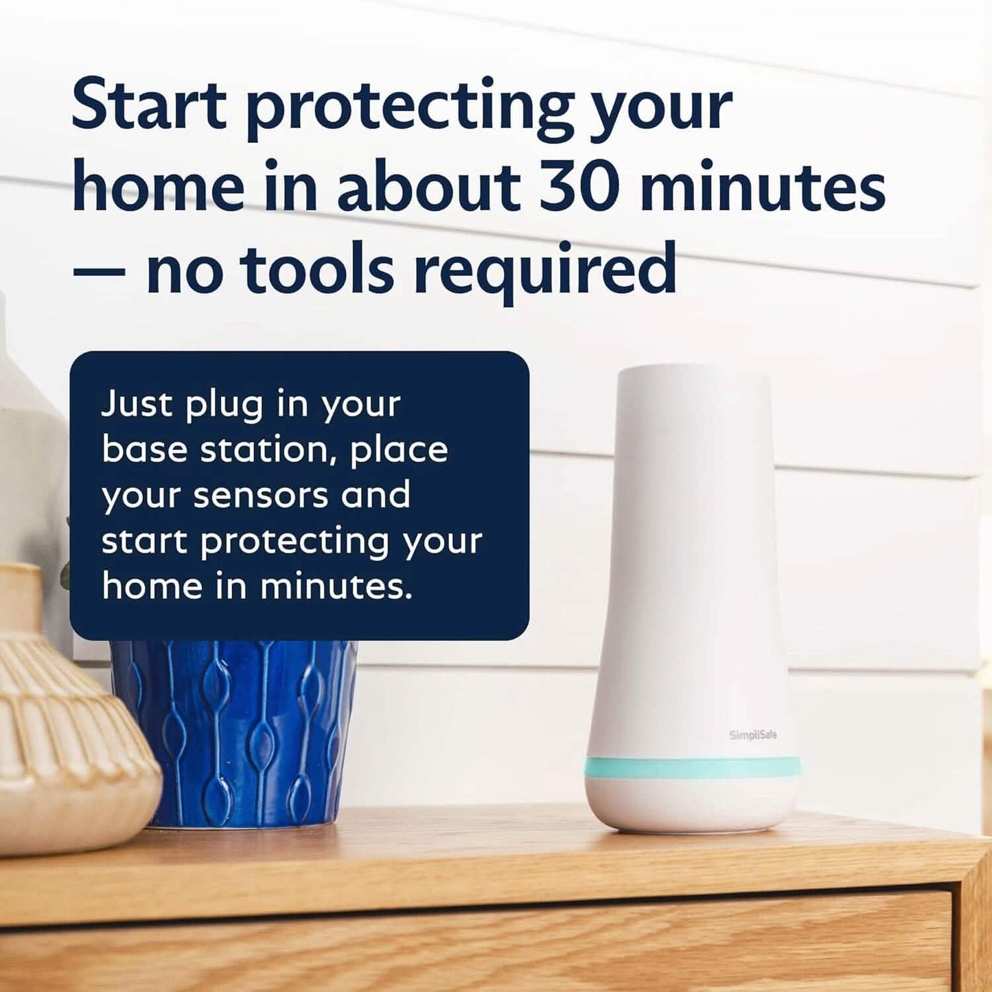 10-teilig: SimpliSafe kabelloses Hausüberwachungssystem mit Außenkamera (Generalüberholt)