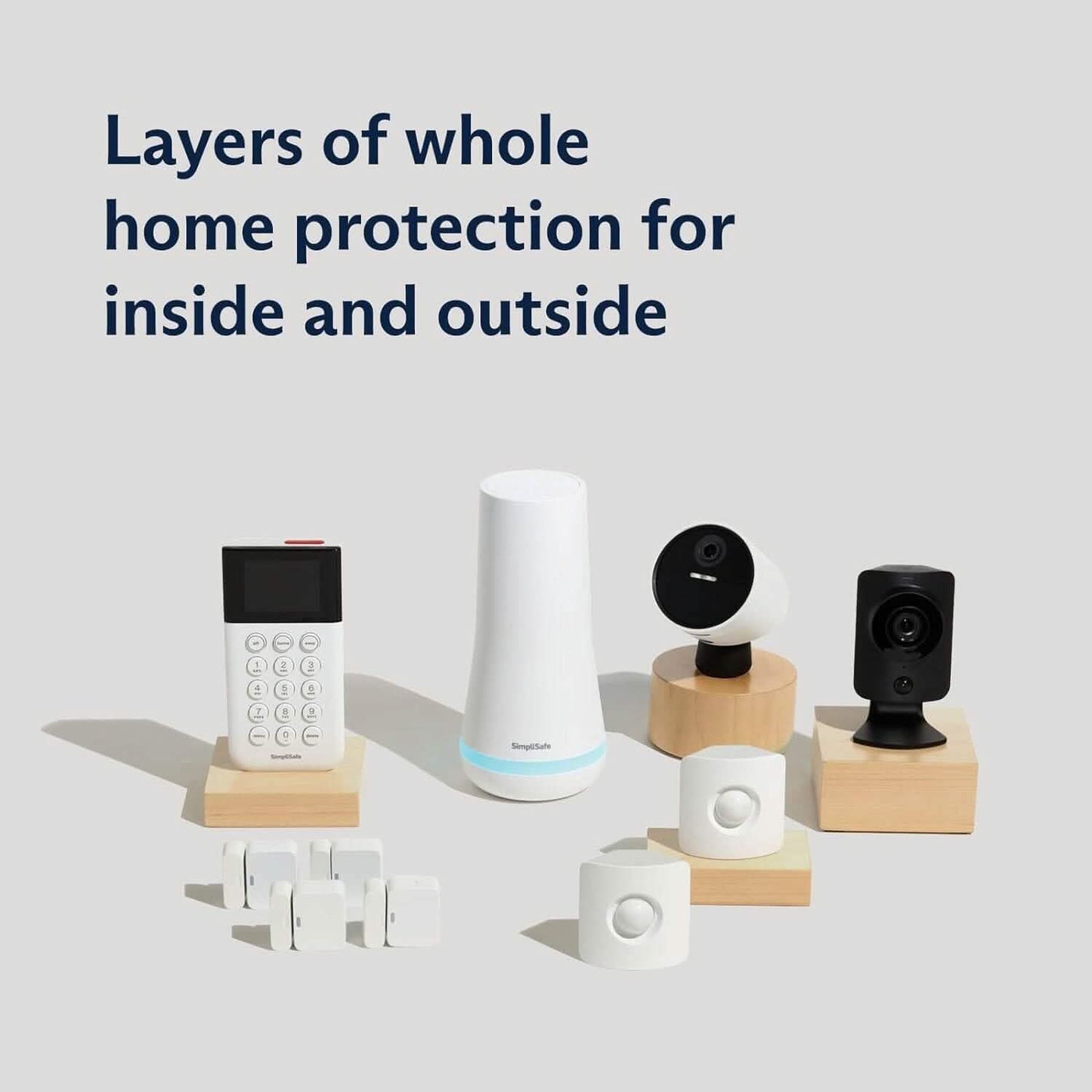 10-teilig: SimpliSafe kabelloses Hausüberwachungssystem mit Außenkamera (Generalüberholt)