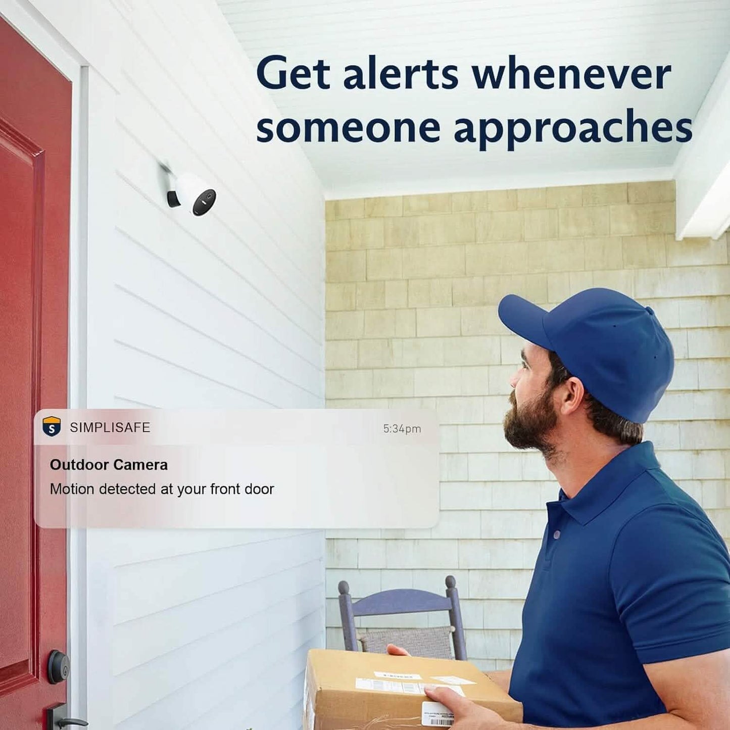 10-teilig: SimpliSafe kabelloses Hausüberwachungssystem mit Außenkamera (Generalüberholt)