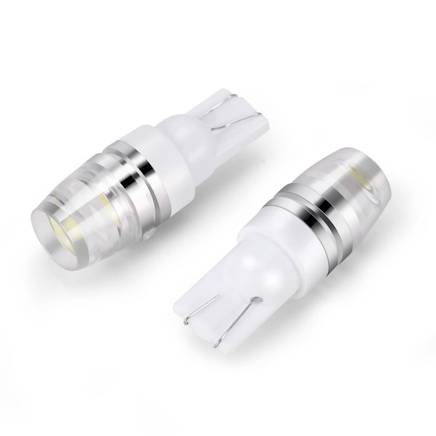 10 Stück: Xenonweiße Keilsockel-LED-Lampen