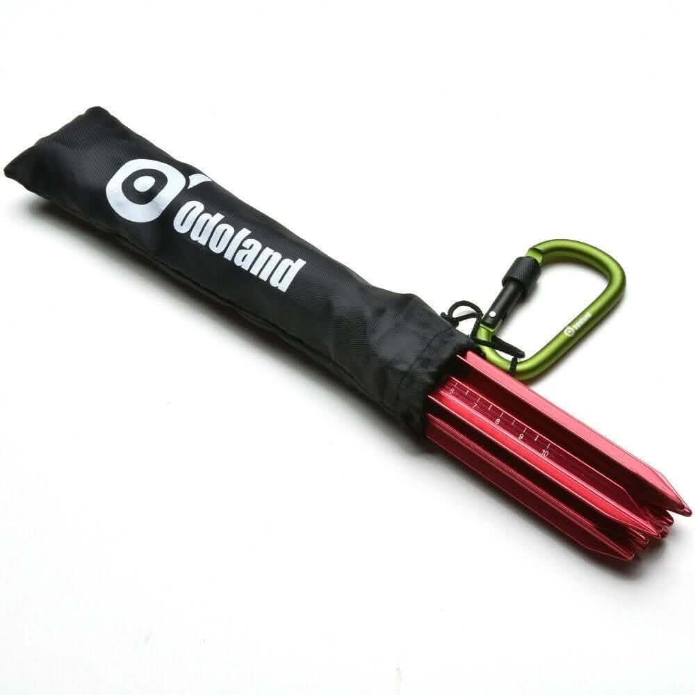 10-teilig: Camping Superior Aluminium Zelthering-Karabiner-Set