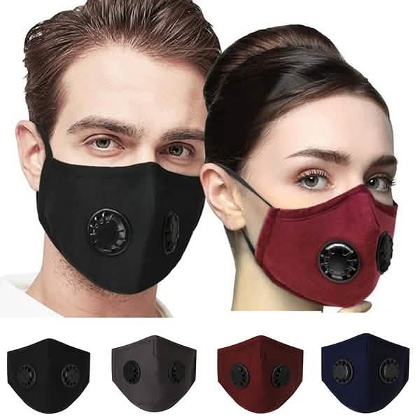 10 Stück: PM2.5-Atemschutzmaske mit Doppelatemventil