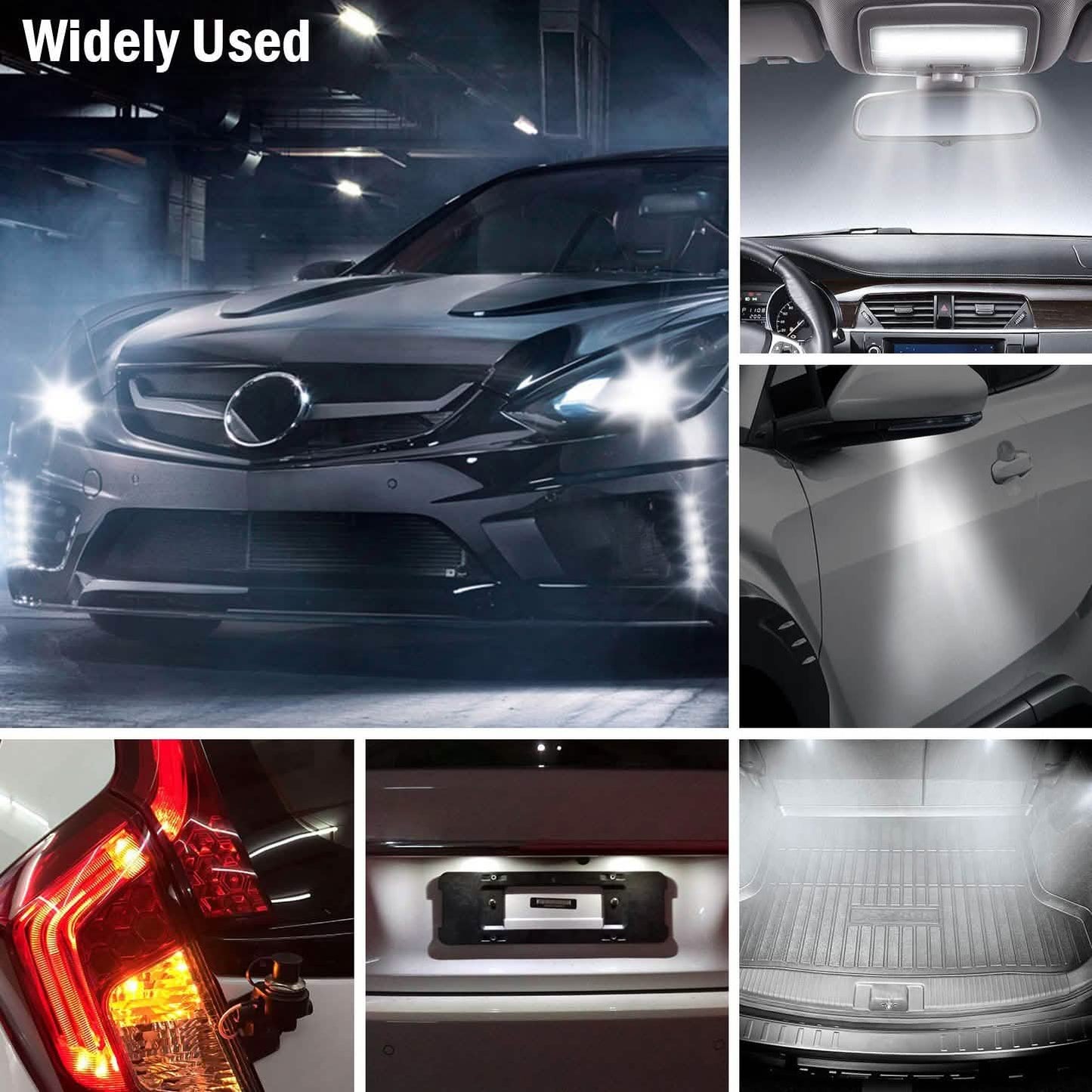 10 Stück: LED-Autobirnen