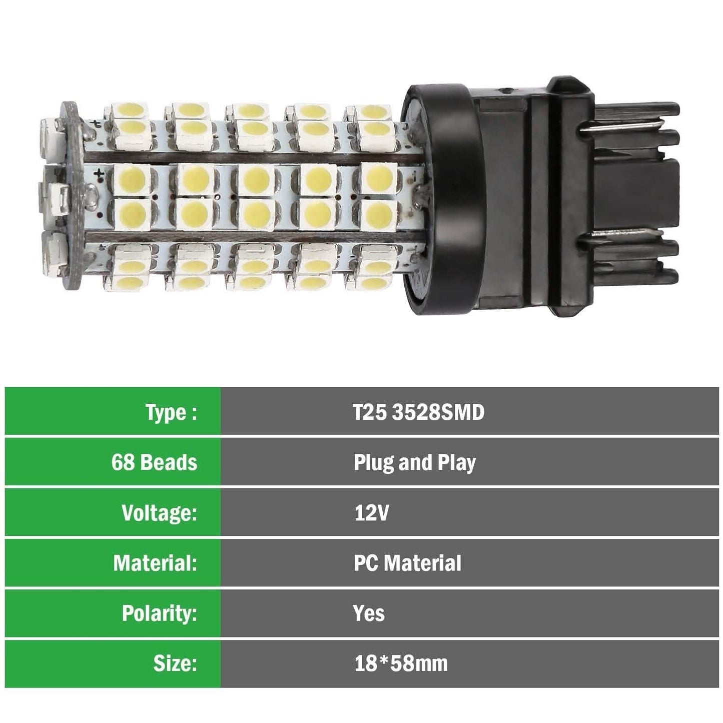 10 Stück: LED-Autobirnen