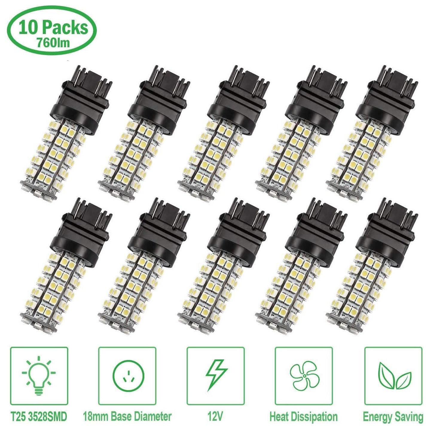 10 Stück: LED-Autobirnen