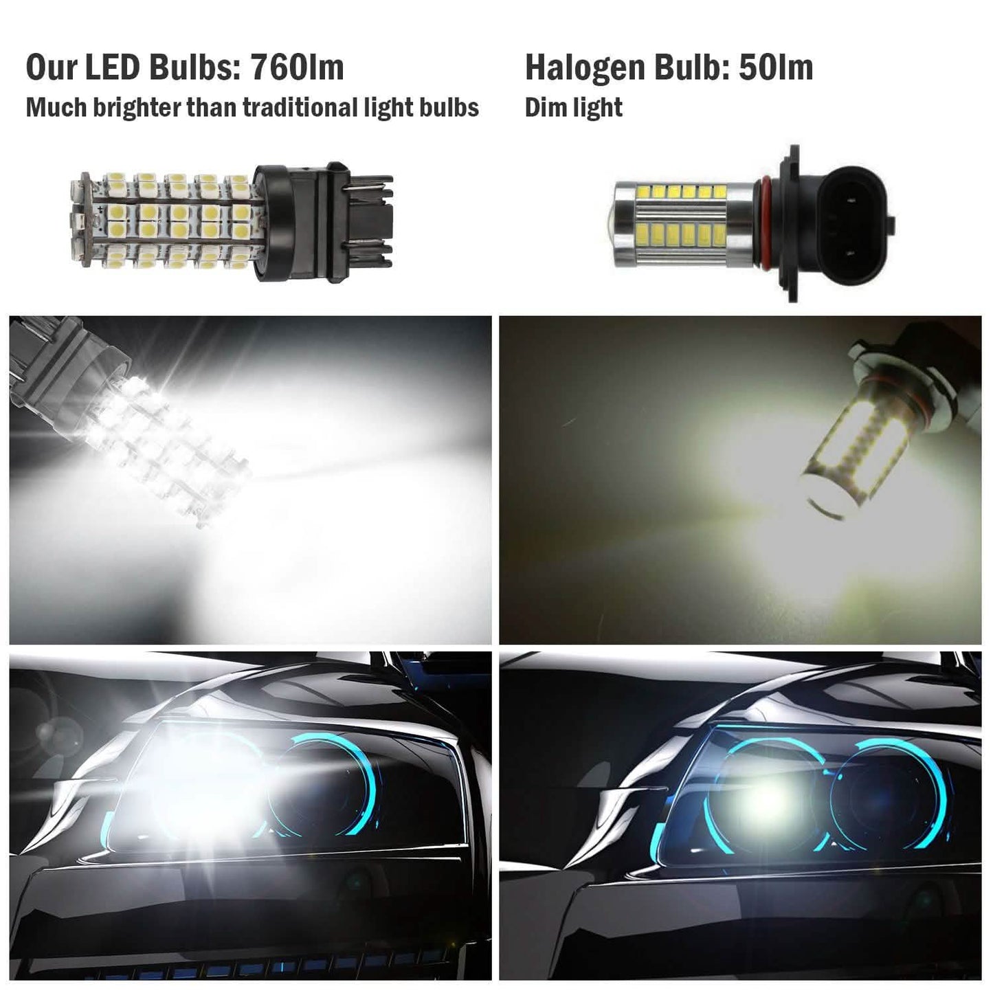 10 Stück: LED-Autobirnen