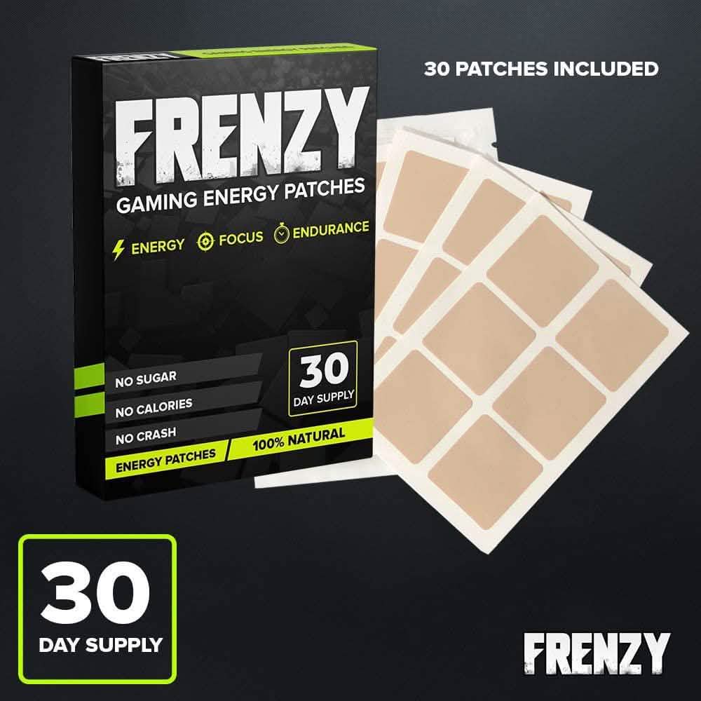 100 % natürliche Frenzy Gaming Energy Pflaster