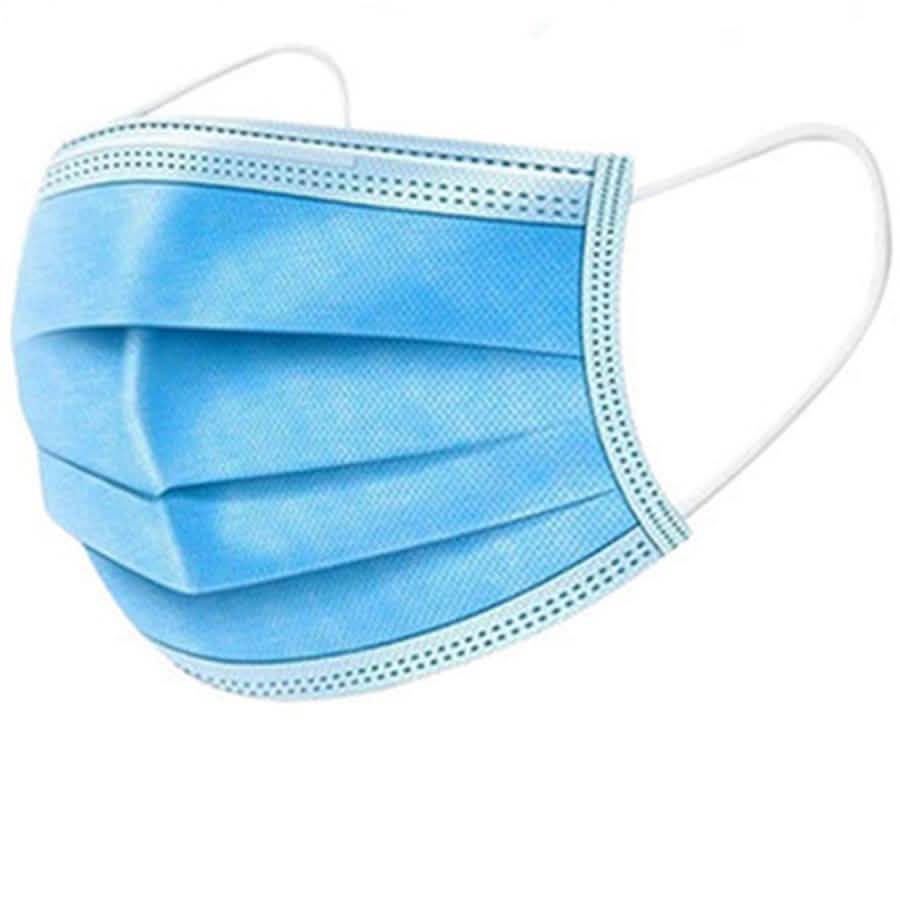 100er-Pack: 3-lagige, schützende Einweg-Gesichtsmasken