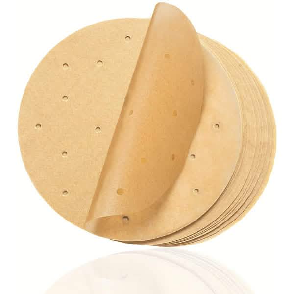 100 Stück: Backpapier für die Heißluftfritteuse
