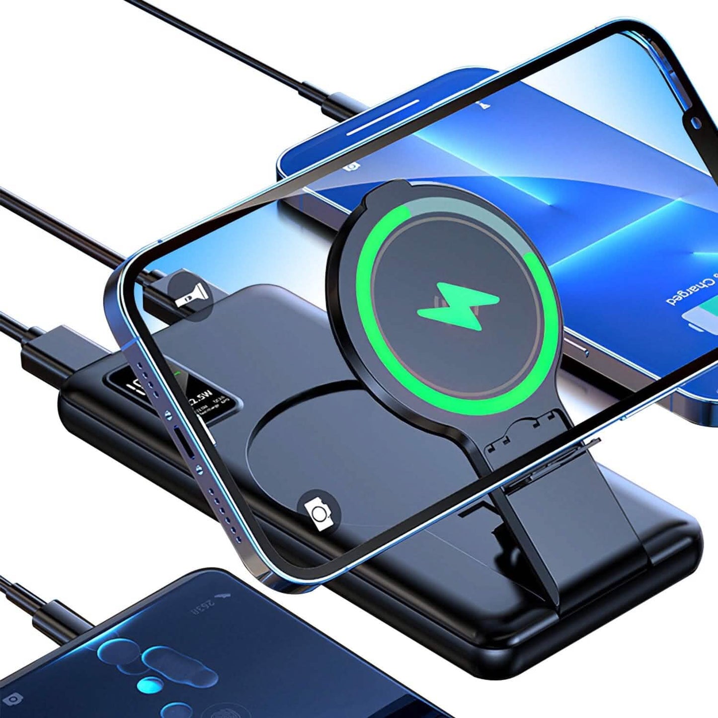 1000 mAh kabellose faltbare Powerbank