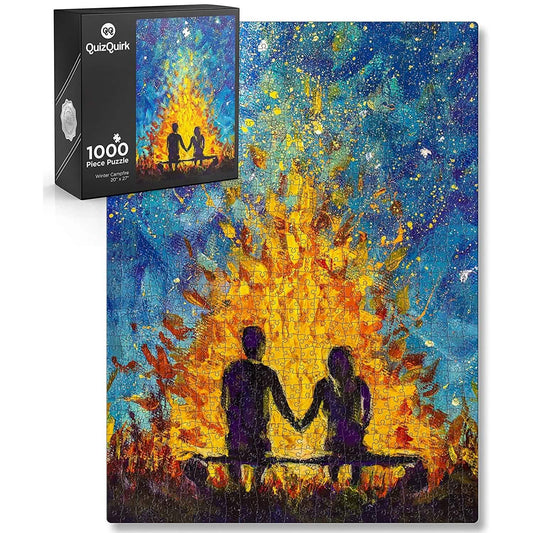 1000 Teile: Puzzle für Erwachsene/Jugendliche mit Puzzle-Kleber-Set