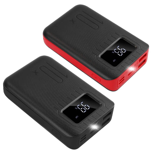 10000 mAh Tragbare Powerbank Dual-USB-Ladeanschluss mit LCD-Anzeige