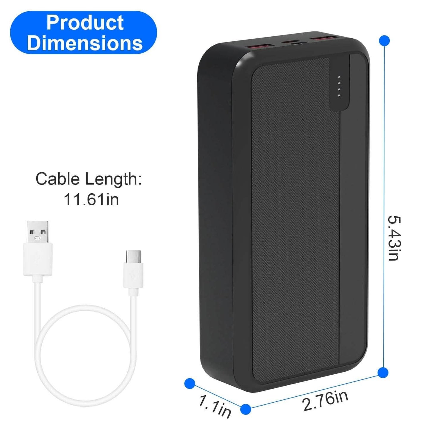 10000mAh oder 20000mAh PD22.5W Schnelllade-Powerbank