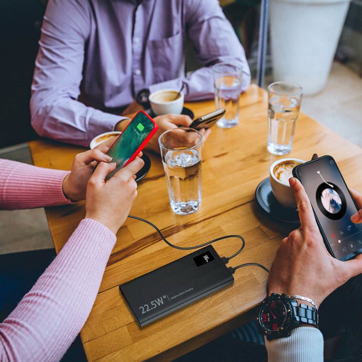 10000mAh Powerbank Tragbares Ladegerät Externer Akku