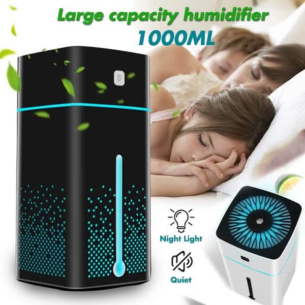 1000ml USB Elektrischer Diffusor Luftbefeuchter