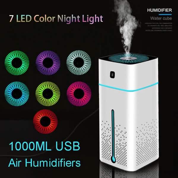 1000ml USB Elektrischer Diffusor Luftbefeuchter