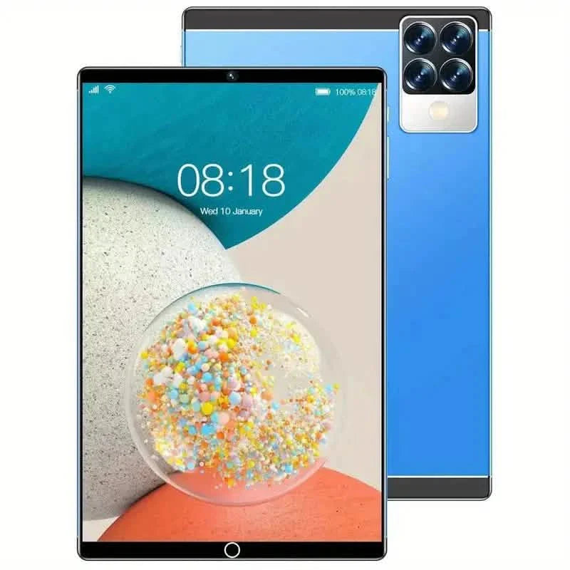 10,1-Zoll Smart 5G Tablet – Dual-SIM-Kartensteckplätze, 8 GB RAM, 256 GB Speicher, 24 MP + 48 MP Kamera + mehr