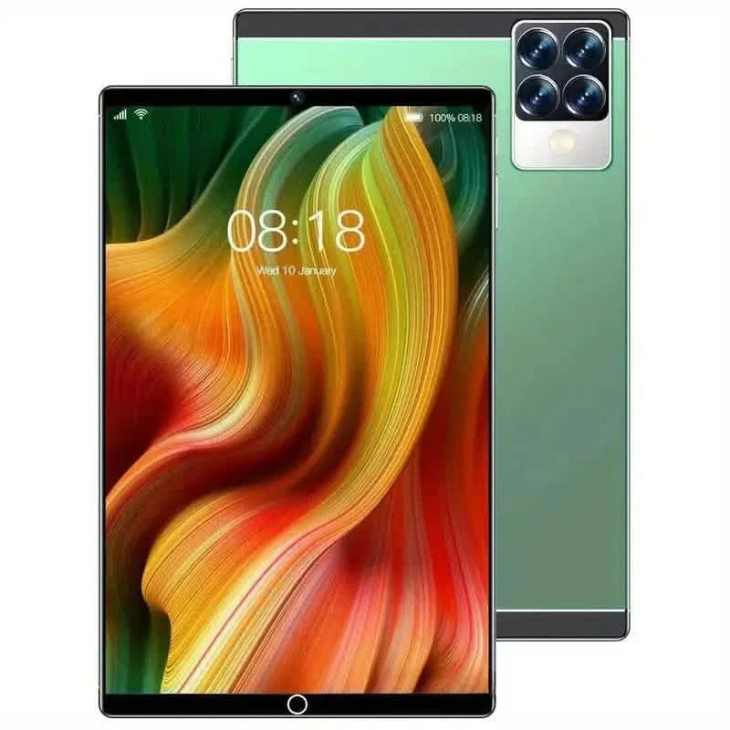 10,1-Zoll Smart 5G Tablet – Dual-SIM-Kartensteckplätze, 8 GB RAM, 256 GB Speicher, 24 MP + 48 MP Kamera + mehr