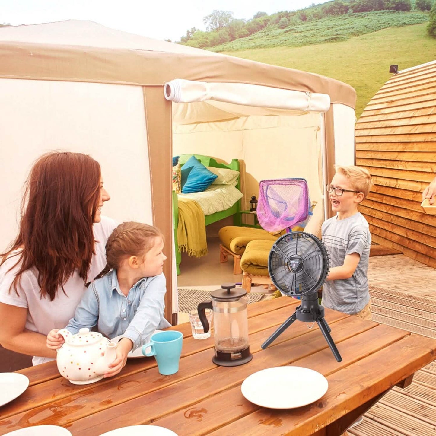10400 mAh Tragbarer Campingventilator