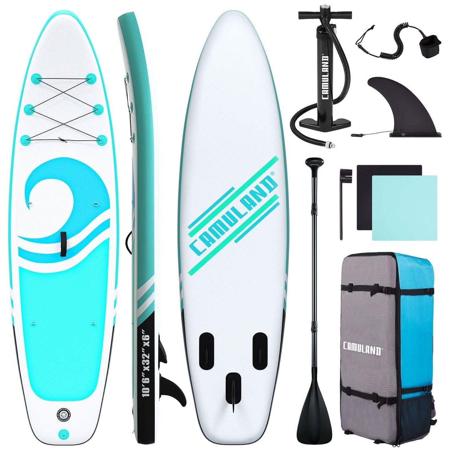 320 x 81 x 15 cm Paddleboards für Erwachsene mit Premium SUP Zubehör und Rucksack