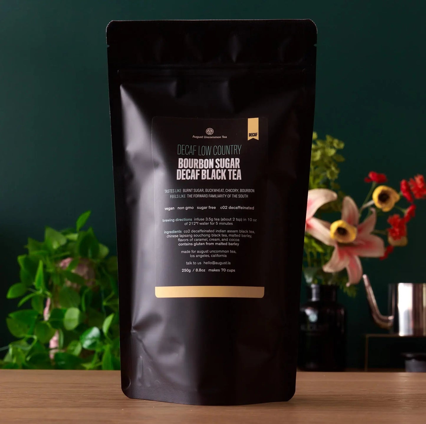 Koffeinfreier Low Country – Bourbon-Zucker-Schwarztee