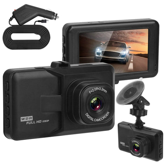 1080P Auto-DVR 3"-Kamera Dashcam mit 100° Winkel, Loop-Aufnahme, Bewegungserkennung