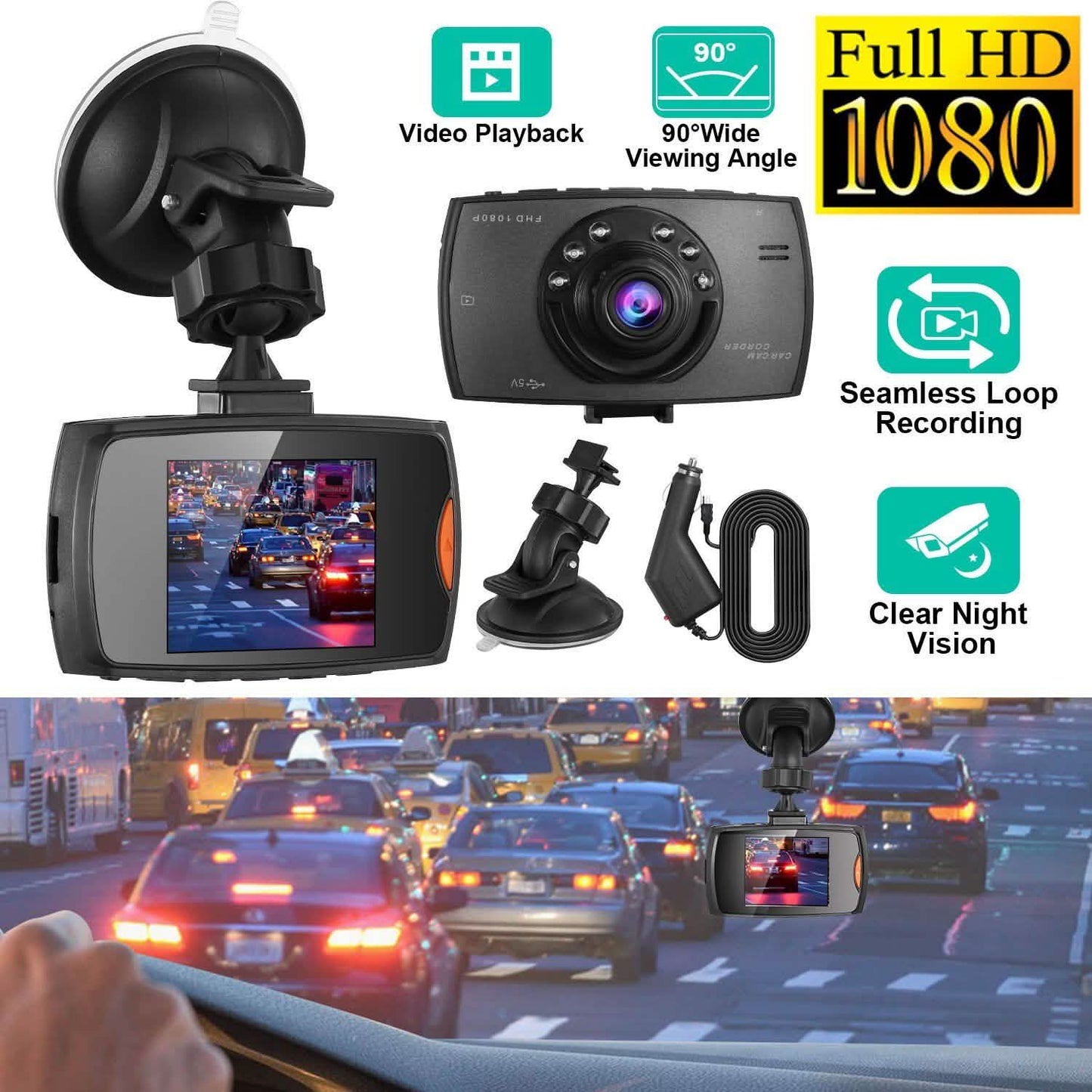 1080P Auto-DVR-Kamera Armaturenbrett-Kamera