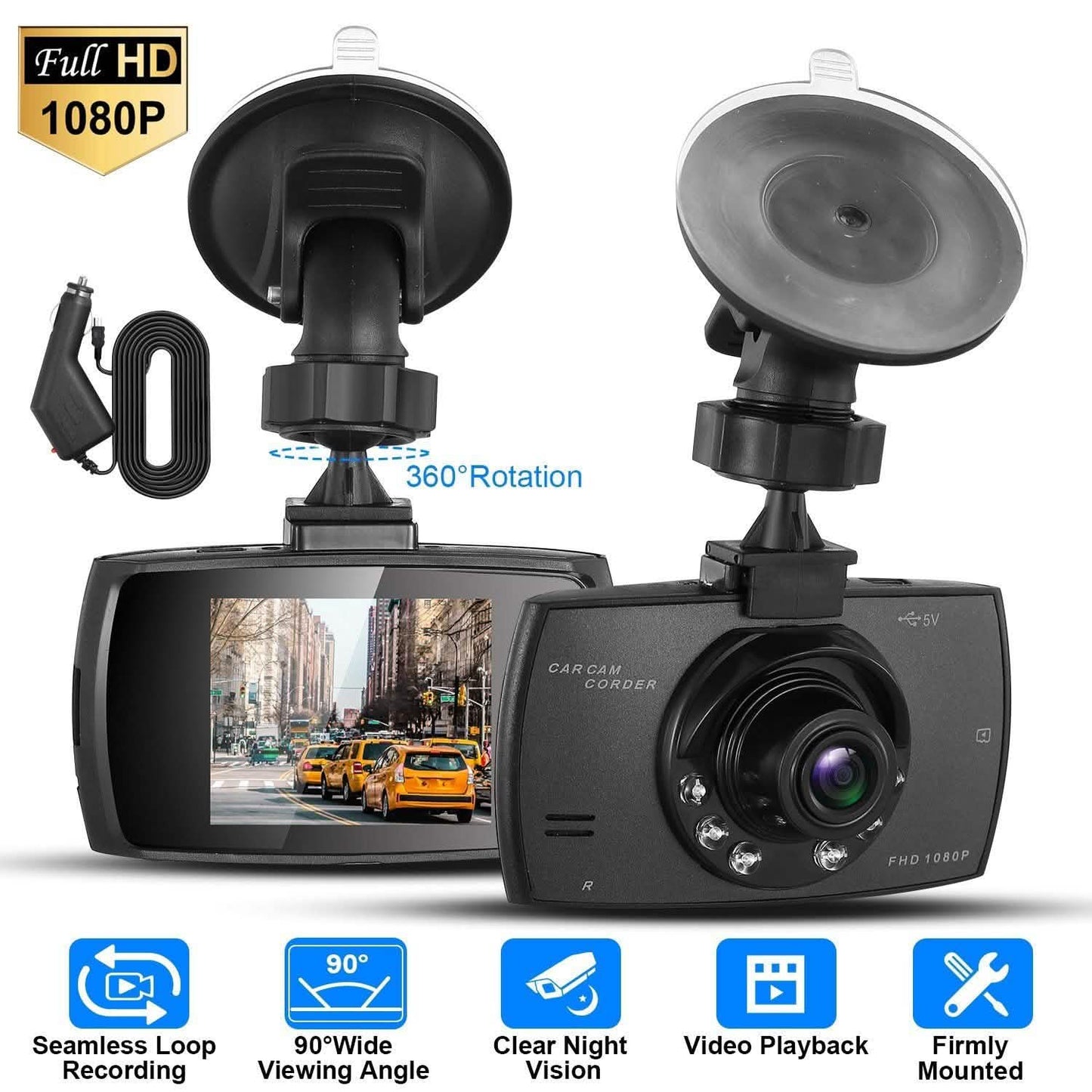 1080P Auto-DVR-Kamera Armaturenbrett-Kamera