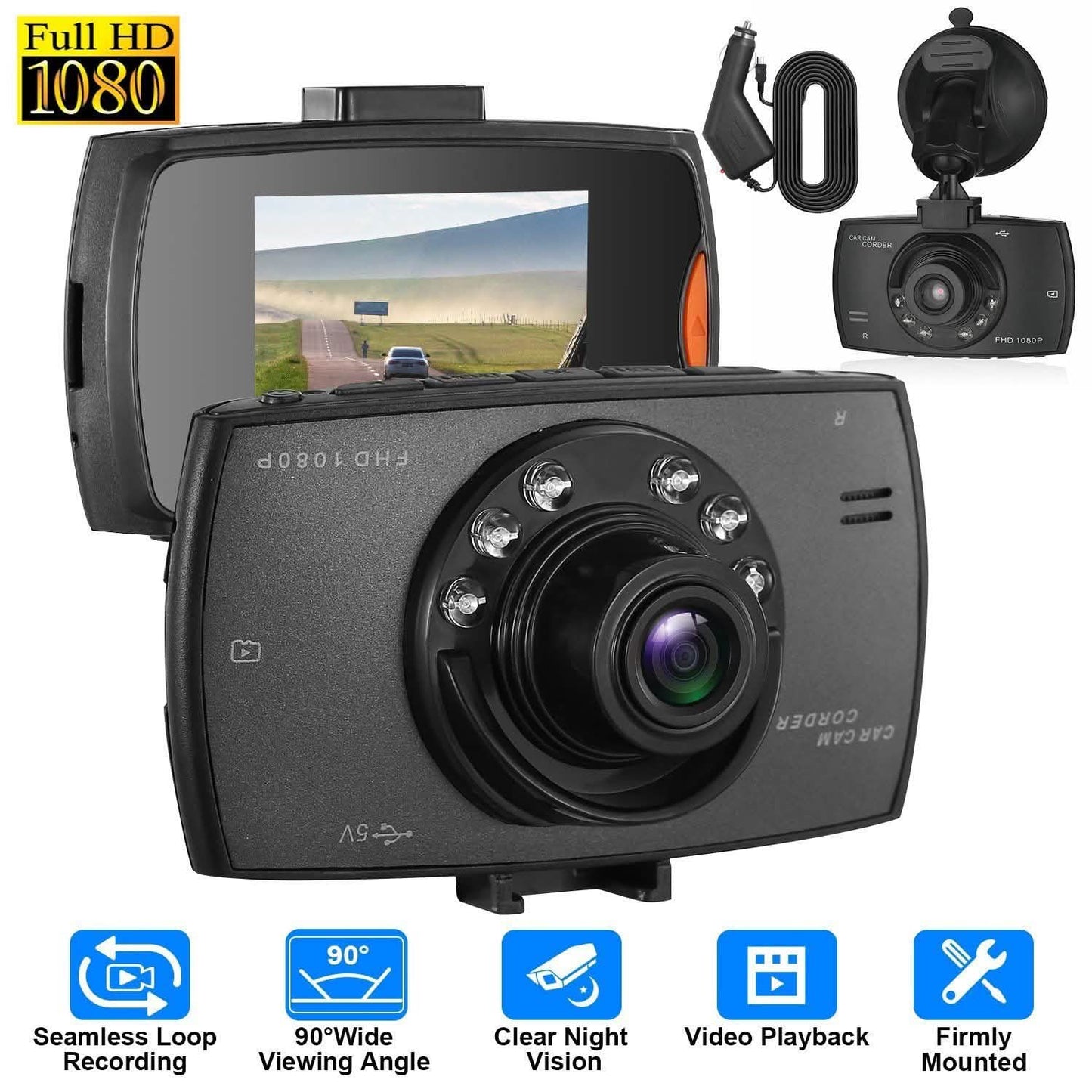 1080P Auto-DVR-Kamera Armaturenbrett-Kamera