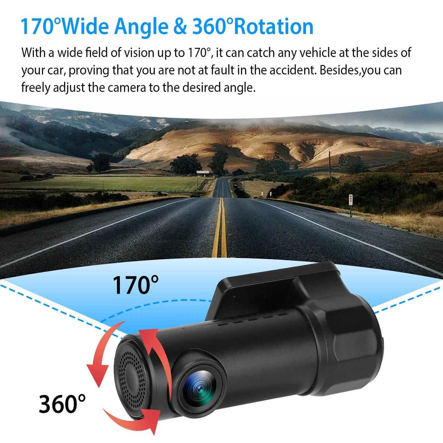 1080P Dashcam Auto Kamera Rekorder