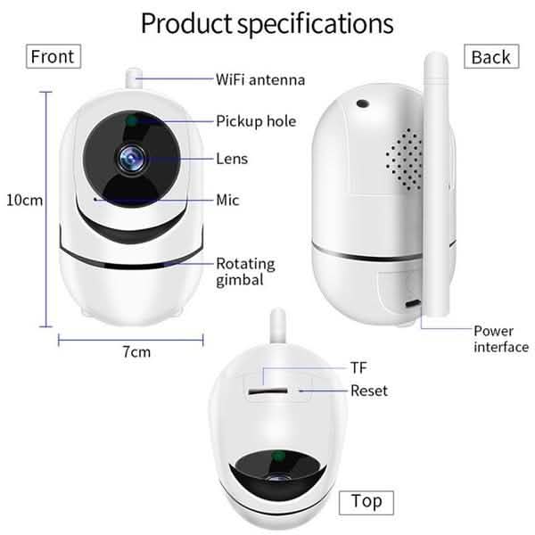 1080P Intelligente Tracking-Überwachungskamera für Zuhause HD WLAN PTZ-Kamera