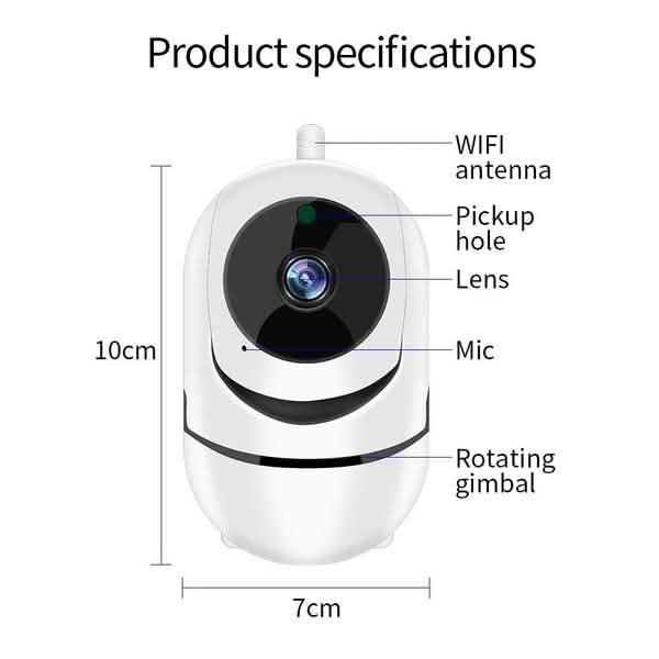 1080P Intelligente Tracking-Überwachungskamera für Zuhause HD WLAN PTZ-Kamera