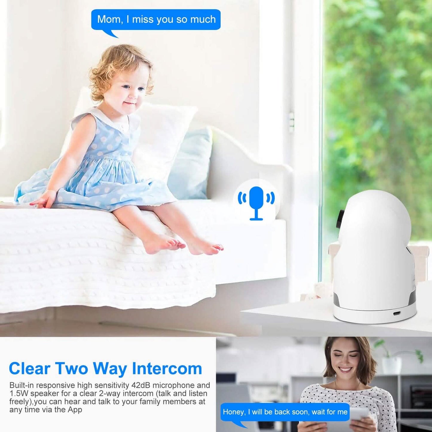 1080P WLAN IP Kamera Schwenk-Neige-Sicherheitsüberwachungskamera