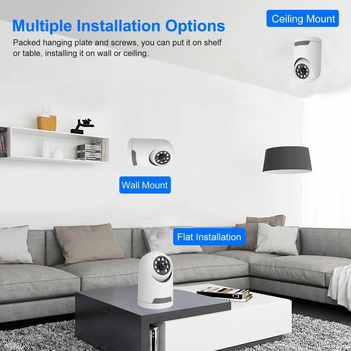 1080P WLAN IP Kamera Schwenk-Neige-Sicherheitsüberwachungskamera